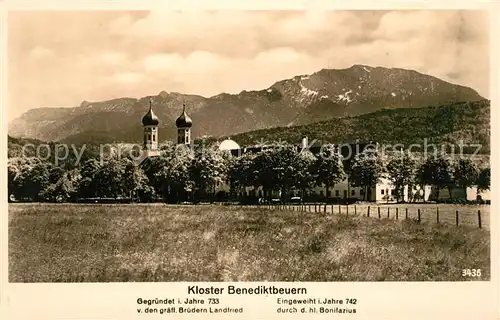 AK / Ansichtskarte Benediktbeuern Kloster Benediktbeuern