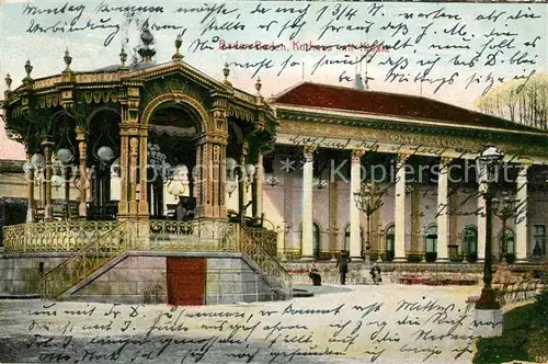 AK / Ansichtskarte Baden Baden Kurhaus mit Kiosk Baden Baden