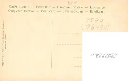 AK / Ansichtskarte Baden Baden Blick von der Russischen Kapelle Baden Baden