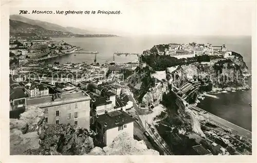 AK / Ansichtskarte Monaco Vue generale de la Principaute Monaco