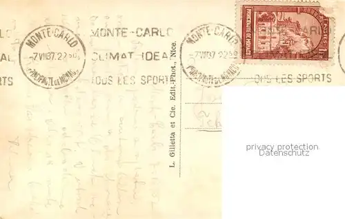 AK / Ansichtskarte Monaco Vue generale de la Principaute Monaco