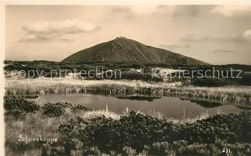 AK / Ansichtskarte Schneekoppe_Snezka Panorama Schneekoppe Snezka