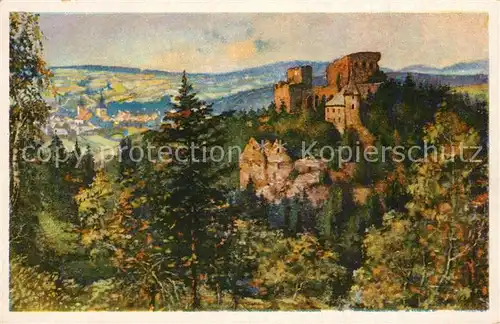 AK / Ansichtskarte Otave_Susivi Hrad Velhartice s Otava Otave Susivi