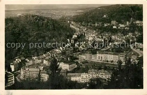 AK / Ansichtskarte Karlovy_Vary Celkovy pohled udolim reky Teple Karlovy Vary