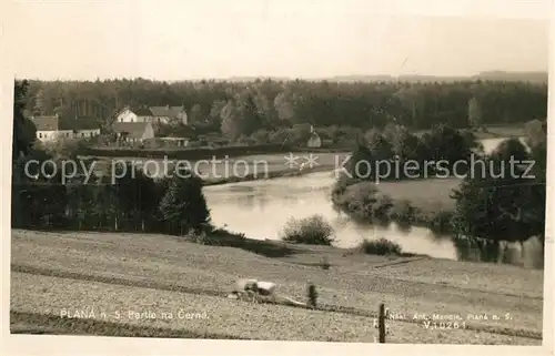AK / Ansichtskarte Plana_nad_Luznici Partie na Cerne Plana_nad_Luznici