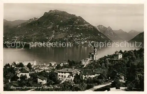 AK / Ansichtskarte Paradiso_Lago_di_Lugano Col Monte Bre Paradiso_Lago_di_Lugano