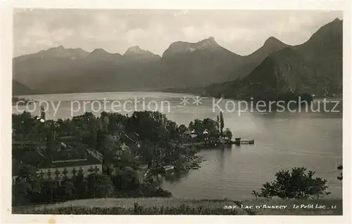 AK / Ansichtskarte Annecy_Haute Savoie Lac dAnnecy Le Petit Lac Annecy Haute Savoie