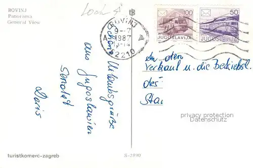 AK / Ansichtskarte Rovinj_Istrien  Rovinj_Istrien