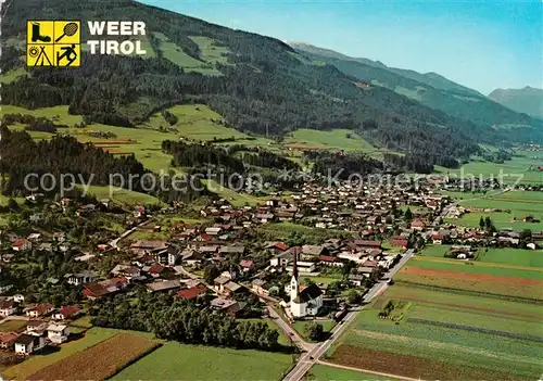 AK / Ansichtskarte Weer Kolsass Fliegeraufnahme Weer