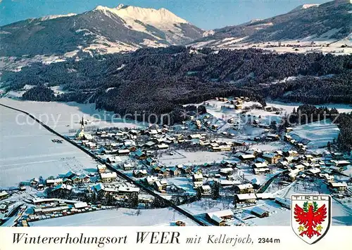 AK / Ansichtskarte Weer Kellerjoch Fliegeraufnahme Weer