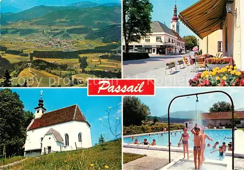 AK / Ansichtskarte Passail Kirche Freibad  Passail