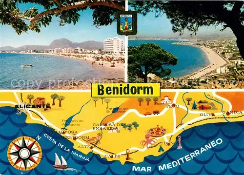 AK / Ansichtskarte Benidorm Playa de Levante Benidorm