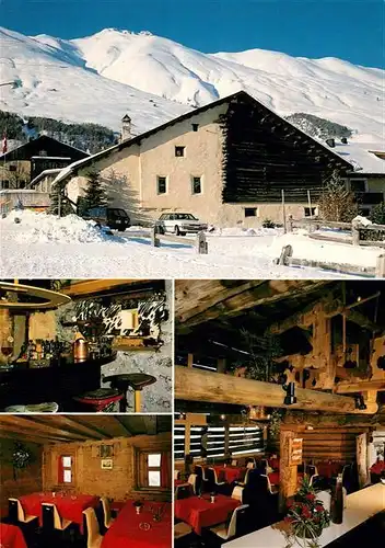 AK / Ansichtskarte Zuoz_GR Restaurant Dorta Zuoz_GR