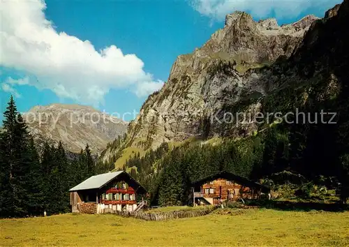 AK / Ansichtskarte Lenk_Simmental Restaurant Raezlialp Ammertenhorn Lenk Simmental