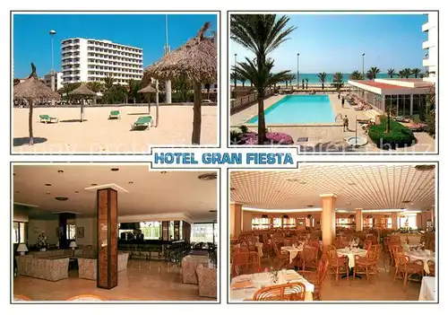 AK / Ansichtskarte Playa_de_Palma_Mallorca Hotel Gran Fiesta Playa_de_Palma_Mallorca