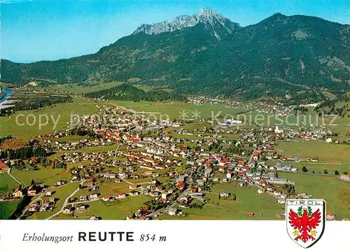AK / Ansichtskarte Reutte_Tirol Fliegeraufnahme Lech Saeuling  Reutte Tirol