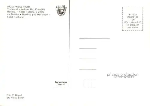 AK / Ansichtskarte Hory Hotel Raztoka  Hory