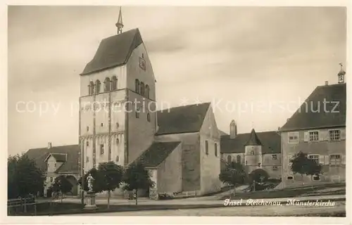 AK / Ansichtskarte Insel_Reichenau Muensterkirche Insel Reichenau