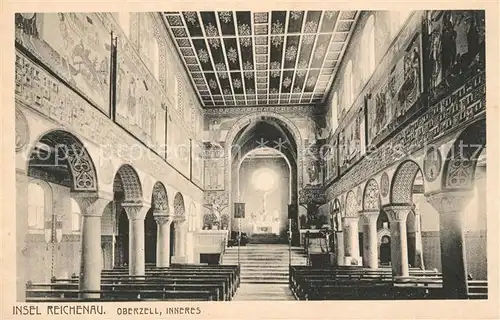 AK / Ansichtskarte Oberzell_Reichenau Kirche Innenansicht Oberzell Reichenau