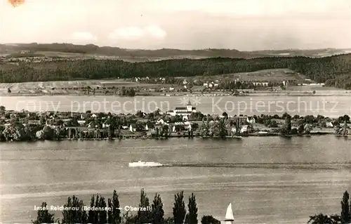 AK / Ansichtskarte Oberzell_Reichenau Fliegeraufnahme Oberzell Reichenau