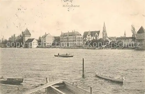 AK / Ansichtskarte Konstanz_Bodensee Hafen Konstanz_Bodensee