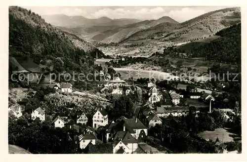 AK / Ansichtskarte Hornberg_Schwarzwald Panorama Luftkurort Gutachtal Hornberg Schwarzwald