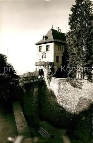 AK / Ansichtskarte Meersburg_Bodensee Eingang zum Schloss Meersburg Bodensee