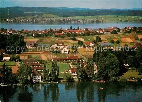 AK / Ansichtskarte Insel_Reichenau Familienerholungsheim Fliegeraufnahme Insel Reichenau