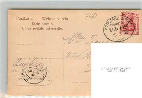 AK / Ansichtskarte Konstanz_Bodensee Gondelhafen Konstanz_Bodensee