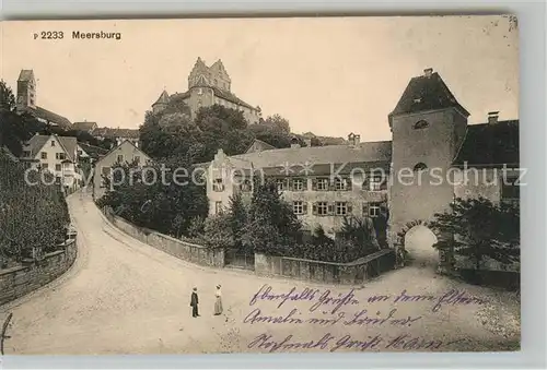 AK / Ansichtskarte Meersburg_Bodensee Blick zum Schloss Meersburg Bodensee