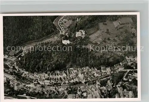 AK / Ansichtskarte Hornberg_Schwarzwald Fliegeraufnahme Hornberg Schwarzwald