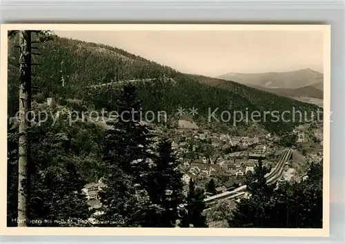 AK / Ansichtskarte Hornberg_Schwarzwald Panorama Hornberg Schwarzwald