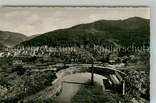 AK / Ansichtskarte Hornberg_Schwarzwald Panorama Blick vom Schloss Hornberg Schwarzwald