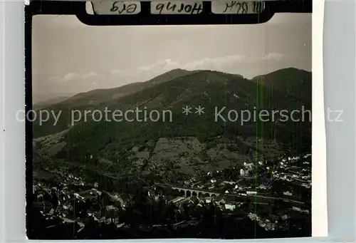 AK / Ansichtskarte Hornberg_Schwarzwald Fliegeraufnahme Hornberg Schwarzwald