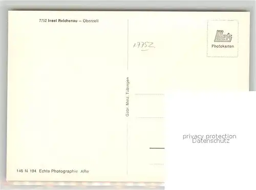 AK / Ansichtskarte Oberzell_Reichenau Fliegeraufnahme Oberzell Reichenau