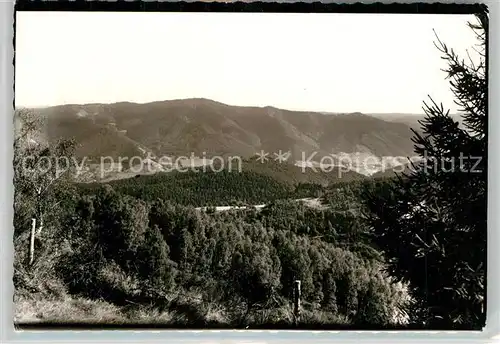 AK / Ansichtskarte Hornberg_Schwarzwald Landschaftspanorama Buechereck Hornberg Schwarzwald