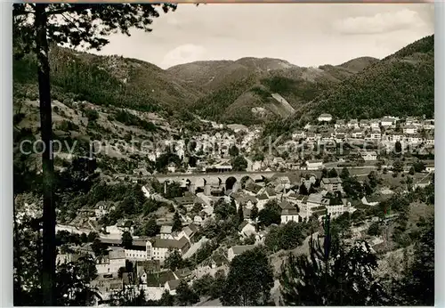 AK / Ansichtskarte Hornberg_Schwarzwald Panorama Hornberg Schwarzwald