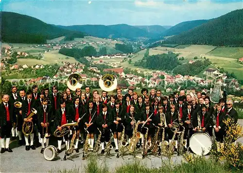 AK / Ansichtskarte Baiersbronn_Schwarzwald Trachtenblasorchester Jugendblaskapelle Baiersbronn Schwarzwald