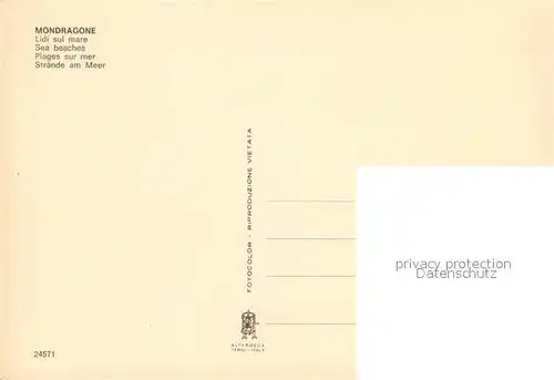 AK / Ansichtskarte Mondragone Strand Mondragone