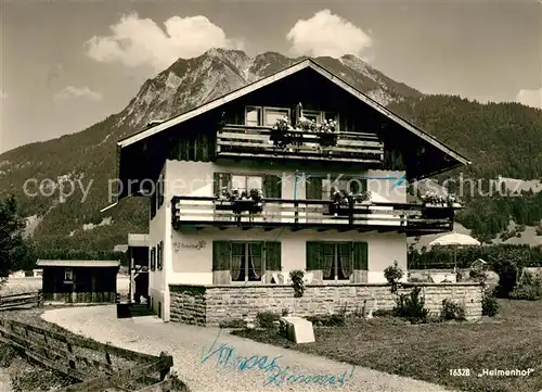 AK / Ansichtskarte Oberstdorf Heimenhof Oberstdorf