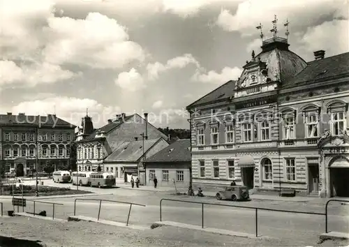 AK / Ansichtskarte Vizovice Namesti Rude armady dominuje Lidovy Vizovice