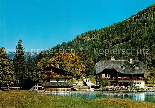 AK / Ansichtskarte Kleinarl Gasthaus Jaegersee Kleinarltal  Kleinarl