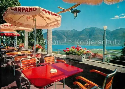 AK / Ansichtskarte Monti_Locarno_TI Hotel Post Monti_Locarno_TI