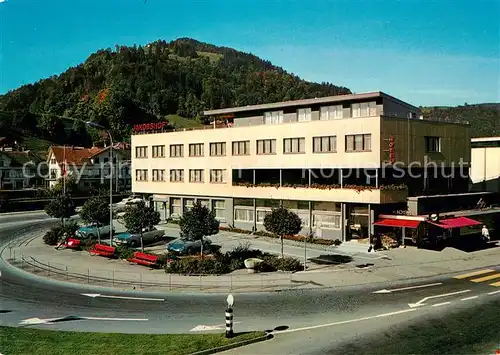 AK / Ansichtskarte Wattwil Bahnhof Hotel Restaurant Jakobshof  Wattwil