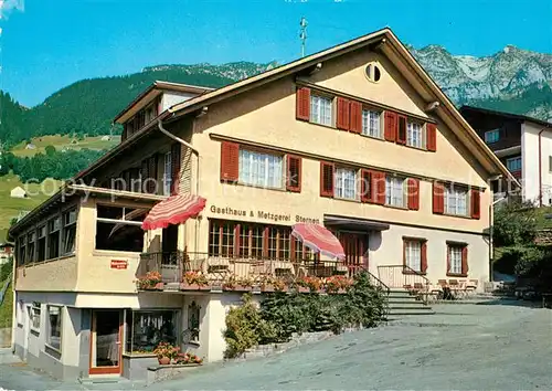 AK / Ansichtskarte Amden_SG Gasthaus Metzgerei Zum Sternen Amden_SG