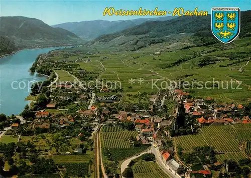 AK / Ansichtskarte Weissenkirchen_Wachau Fliegeraufnahme Weissenkirchen Wachau