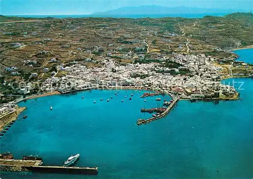 AK / Ansichtskarte Myconos Fliegeraufnahme  Myconos