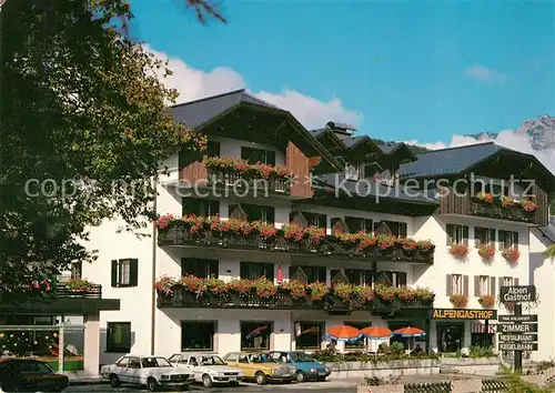 AK / Ansichtskarte Bad_Goisern_Salzkammergut Alpengasthof Pension Anlanger G.  Bad_Goisern_Salzkammergut