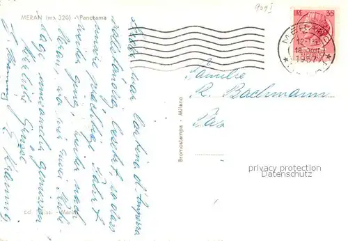 AK / Ansichtskarte Meran_Merano  Meran Merano