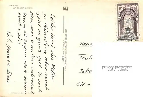 AK / Ansichtskarte Mogan Sur de Gran Canaria Mogan